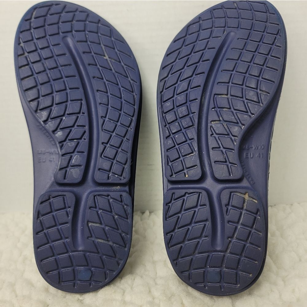 Oofos Original Recovery Womens Thong Flip Flop Size 10 Blue Comfort Sandals - Picture 10 of 10